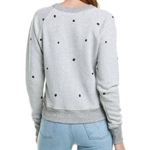 Philanthropy GRAY Butterfly Sweatshirt w/Dots NWT